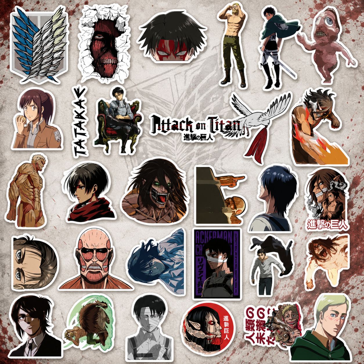 Pack Stickers AOT