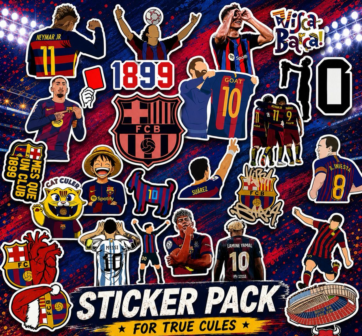 Pack Stickers Barça